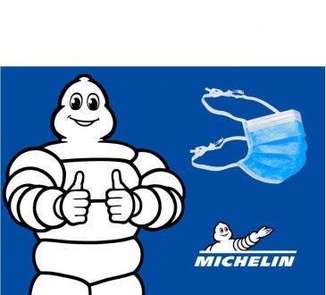 Michelin dona mascarillas