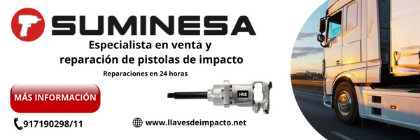 Suminesa, especialistas en venta y reparaciones de pistolas de impacto
